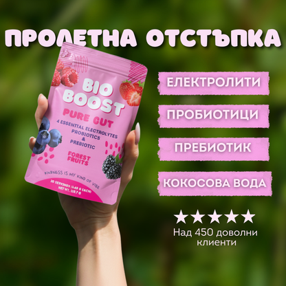 Pure Gut® - Електролити с пробиотици и пребиотик за жени